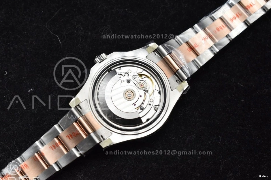 316L Best SS 268621 Dial Yacht-Master Case RG A2824 Edition Bracelet 37mm Brown 1:1 CVSF and 1116